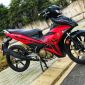 Cận cảnh mẫu Yamaha Exciter 150 đẹp tuyệt đỉnh với màu đỏ rực lửa đậm chất thể thao