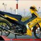 Choáng ngợp với Yamaha Exciter 2010 phiên bản như mạ vàng khiến tất cả lóa mắt