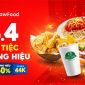 Cơ hội săn deal 4K trong NowFood Đại Tiệc Thương Hiệu 4.4