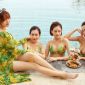 Ninh Dương Lan Ngọc mặc bikini 'đọ dáng' cùng Tú Hảo, Thùy Anh: Kẻ 8 lạng người nửa cân