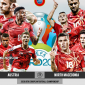 Xem trực tiếp trận Áo vs Bắc Macedonia bảng C lúc 23h00 ngày 13/6 bản HD trên VTV6 không bị giật