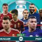 Trực tiếp bóng đá Hungary vs Pháp - Bảng F Euro 2021- 20h00 ngày 19/06: Link VTV6 HD nhanh nhất 