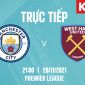 Kết quả bóng đá Man City vs West Ham - Ngoại hạng Anh: Man City gây sức ép lên ngôi đầu của Chelsea