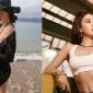 Nhức mắt với loạt ảnh bikini mỏng dính của Hà Hồ, Ngọc Trinh, khoe triệt để vòng 1 ngồn ngộn