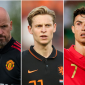 Chuyển nhượng MU 11/7: Bị ép phải giữ chân Ronaldo, xác định tương lai Frenkie de Jong