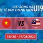 Trực tiếp bóng đá U19 Việt Nam vs U19 Malaysia - Giải giao hữu U19 Quốc tế - Link FPT full HD