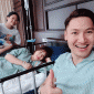 Mạnh Trường hạnh phúc thông báo việc vợ hạ sinh con thứ 3, bạn bè và khán giả gửi lời chúc mừng 