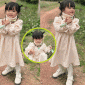 Bắt trọn khoảnh khắc con gái Mạc Văn Khoa cười tít mắt với loạt biểu cảm cực đáng yêu