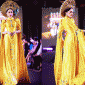 Hương Giang đẹp mê mẩn trong tà áo dài vàng quyền quý tại sự kiện 'Ao Dai Meet Thai Silk' ở Thái Lan