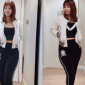 Vợ Mạnh Trường tự tin diện áo crop top khoe eo phẳng lỳ sau sinh ít ngày