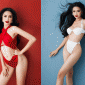 Ngọc Châu diện bikini đỏ rực khoe đường cong chuẩn từng centimet trước thềm bán kết Miss Universe