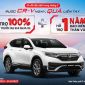 Honda hỗ trợ 100% thuế trước bạ và nhiều ưu đãi cho khách mua CR-V trong tháng 5