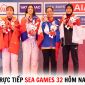 Trực tiếp SEA Games 32 hôm nay 16/5: Việt Nam thống trị Bảng tổng sắp huy chương, Campuchia tụt dốc