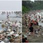 Hàng nghìn du khách 'tắm chung với rác' ở biển Nam Định, Đồ Sơn Hải Phòng