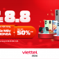 Siêu Sale 8/8 Viettel Store: Đón vận may nhận ngay xe Honda Wave Alpha 110 2024