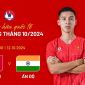 Trực tiếp bóng đá Việt Nam vs Ấn Độ, 18h00 ngày 12/10 - Link xem trực tiếp bóng đá Việt Nam trên VTV