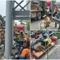  Hồ Tùng Mậu, Hà Nội: Xe đầu kéo va chạm mạnh với xe máy khiến 1 người phụ nữ nguy kịch