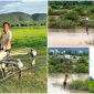 Nghẹt thở clip người đàn ông dùng drone hạng nặng giải cứu 2 bé mắc kẹt giữa dòng nước xiết
