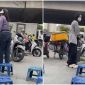 Phẫn nộ clip cô gái bị người bán trà đá đá vali, đuổi đi khi đang đứng ở vỉa hè bến xe Mỹ Đình