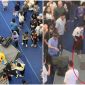 NÓNG: Kinh hoàng hiện trường người đàn ông nghi rơi từ tầng 4 trung tâm thương mại Aeon Mall Long Biên