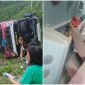 Kinh hoàng hiện trường xe khách lật trên dốc Cun ‘tử thần’ Phú Thọ, ít nhất 2 người thương vong