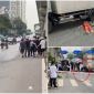 Hiện trường ám ảnh xe tải và xe máy va chạm ở Hà Đông sáng nay: Danh tính hai vợ chồng thương vong