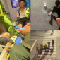 Hiện trường 2 thanh niên 'thông chốt' Nghi Tàm, tông trực diện khiến chiến sĩ CSCĐ bị thương nặng