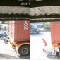 Camera ghi lại cảnh 2 cô gái thoát thân trong tích tắc trước khi bị container nghiền nát, lỗi của ai?