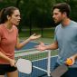 Dở khóc dở cười: Dạy vợ chơi pickleball, chồng nhận ngay đòn đau vào mặt