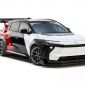 Xe điện hiệu năng cao của Toyota lộ diện với vẻ ngoài hầm hố