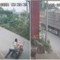 Xôn xao clip nam thanh niên cố tình đẩy cảnh sát giao thông vào đầu xe tải đang lao đến rồi bỏ chạy