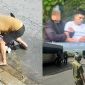 Cận cảnh hiện trường bắt giữ gã đàn ông đâm vợ dã man trên đường, hé lộ danh tính và nguồn cơn sự việc