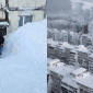 Đợt bão tuyết lớn nhất trong 60 năm ở Nga: Tuyết cao ngang đèn giao thông, đã có 2 người tử vong