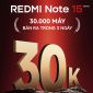 Chạm mốc 30.000 máy chỉ sau 3 ngày mở bán, REDMI Note 15 Series lập kỷ lục doanh số mới cho dòng REDMI Note tại Việt Nam
