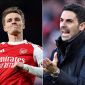 Odegaard mâu thuẫn với HLV Mikel Arteta, Arsenal lập tức chốt giá bán cho Real Madrid