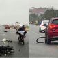 Hiện trường thương tâm vụ ô tô tông xe máy điện khiến 2 học sinh thiệt mạng trên đường đi học