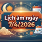 Lịch âm ngày 7/4/2026: Giờ tốt hôm nay? Những việc nên làm và nên tránh vào ngày âm lịch 7/4?