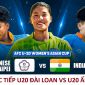 Trực tiếp U20 Đài Loan vs U20 Ấn Độ - VCK U20 Asian Cup 2026: Định đoạt số phận U20 Việt Nam