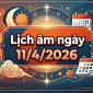 Xem lịch âm ngày 11/4: Chi tiết đủ giờ tốt – giờ xấu ngày hôm nay, gợi ý việc nên làm và cần tránh
