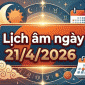 Xem lịch âm hôm nay 21/4/2026: Chi tiết về giờ tốt – giờ xấu, những việc nên và không nên thực hiện