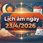 Xem lịch âm ngày 23/4/2026: Tra cứu ngày tốt xấu, giờ đẹp giúp mọi việc hanh thông và điều nên tránh
