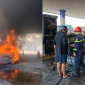 Hé lộ danh tính tài xế và nạn nhân vụ cháy ô tô ở cây xăng Đà Nẵng, người mẹ gào khóc cầu xin cứu con