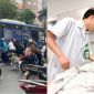 Tình hình người phụ nữ dừng đèn đỏ bị xe bus cuốn vào gầm, hàng chục người phải khiêng xe giải cứu
