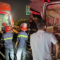 Hiện trường vụ tai nạn trên cao tốc TP.HCM – Long Thành: Xe khách 'dập đầu' xe đầu kéo, tài xế tử vong