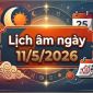 Xem lịch âm ngày 11/5/2026: Giờ tốt - giờ xấu? Những việc nên và không nên làm trong ngày hôm nay?