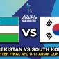 Kết quả bóng đá U17 Uzbekistan vs U17 Hàn Quốc - VCK U17 châu Á 2026: Kịch bản khó tin