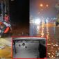 Camera ghi lại cảnh 3 người phụ nữ đi xe máy bị cuốn trôi trong cơn mưa lớn ở Đồng Nai