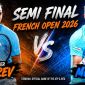 VTV trực tiếp tennis Jakub Mensik vs Alexander Zverev - Link xem trực tiếp Bán kết Roland Garros 2026