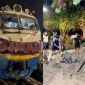 Thông tin mới vụ xe tải chở cát bị tàu hỏa húc văng: Nhân chứng kể phút thoát chết gang tấc
