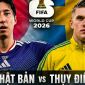 Dự đoán tỷ số, kết quả Nhật Bản vs Thụy Điển, 6h ngày 26/6 - World Cup 2026: Samurai xanh thắng kịch tính?
